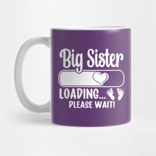 Big Sister Loading (white text) Mug